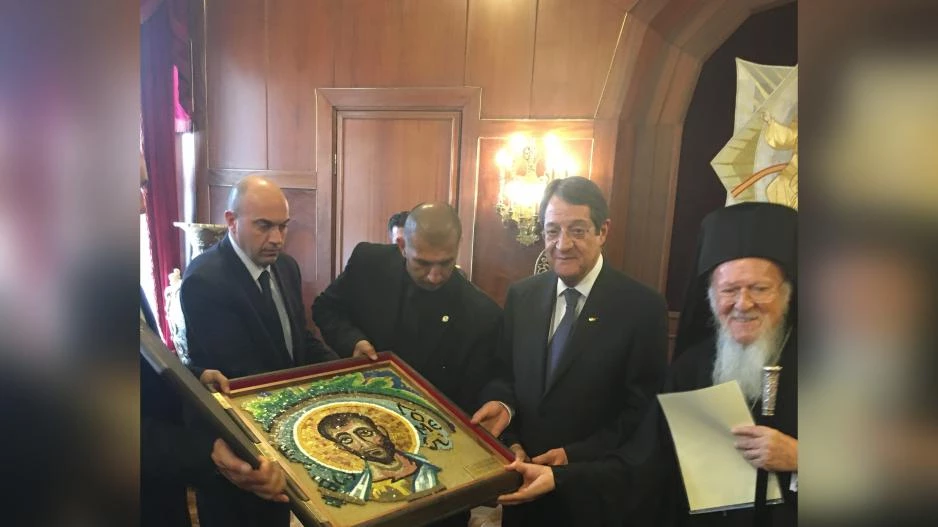 Φιλοφρονητικού περιεχομένου η επιστολή Αναστασιάδη στον Οικουμενικό Πατριάρχη